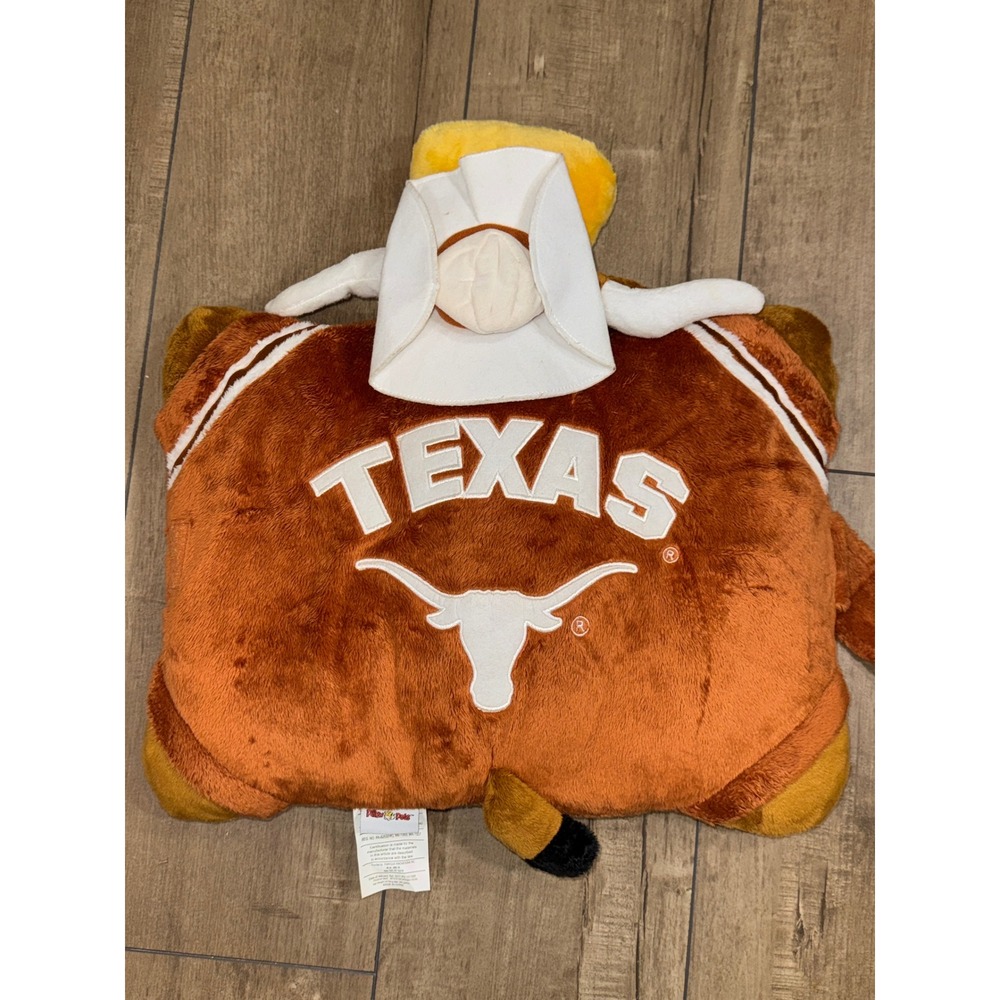 Pillow Pets Texas Longhorns Plush Pillow‎ Foldable Mascot